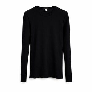 Marc Jacobs Black Long Sleeve Tee Shirt Size M Minimalist Designer Made USA